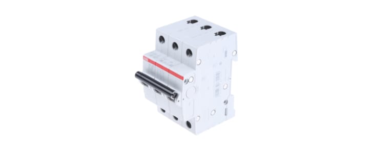 ABB Compact Home SH200 MCB, 3P Poles, 40A Curve C, 440V AC, 6 kA Breaking Capacity, MCB