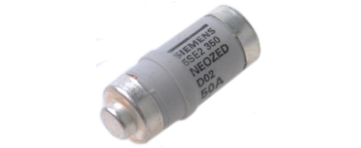 Siemens 50A D02 Neozed Fuse, gG, 400V ac