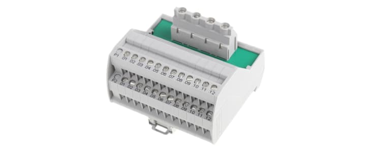 Phoenix Contact VIP Series 2-Contact Interface Module, DIN Rail Mount, 15A