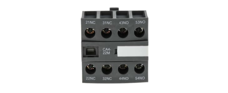 ABB Auxiliary Contact, 4 Contact, 2NC + 2NO, Front Mount