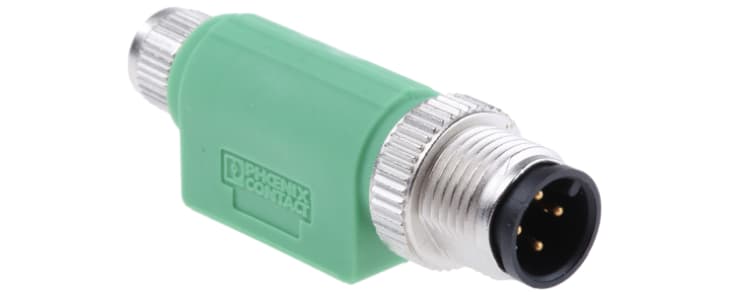 Phoenix Contact 4 Pole M12 Plug to 4 Pole M8 Socket Adapter