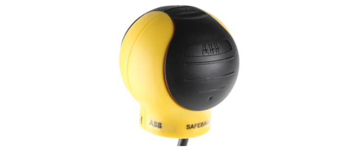 ABB 2 Button Safety Two Hand Control Switch, Black, Yellow, JSTD1 Series