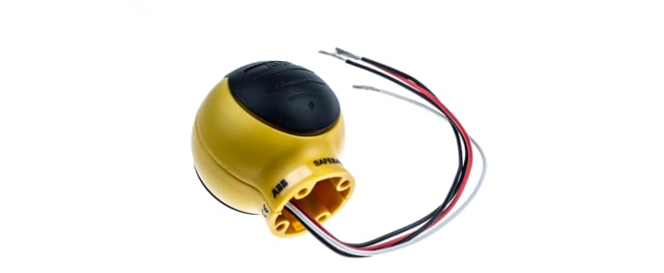 ABB 2 Button Safety Two Hand Control Switch, Black, Yellow, JSTD1 Series