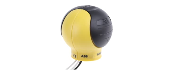 ABB 2 Button Safety Two Hand Control Switch, Black, Yellow, JSTD1 Series