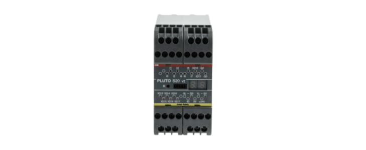 ABB Pluto 2TLA Series Safety Controller, 16 Safety Inputs, 4 Safety Outputs, 24 V dc