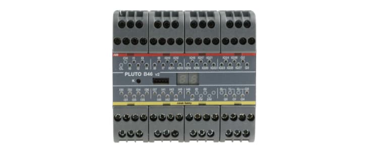 ABB Pluto 2TLA Series Safety Controller, 24 Safety Inputs, 6 Safety Outputs, 24 V dc