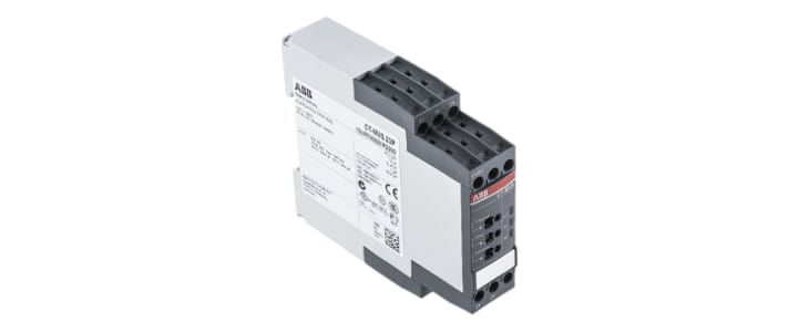 ABB DIN Rail Mount Timer Relay, 380 → 440V ac, 2-Contact, 0.05 s → 300h, DPDT