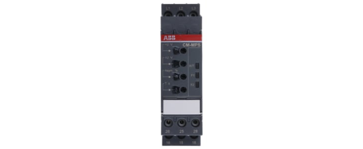 ABB Phase, Voltage Monitoring Relay, 3 Phase, DPDT, 300 → 500V ac, DIN Rail