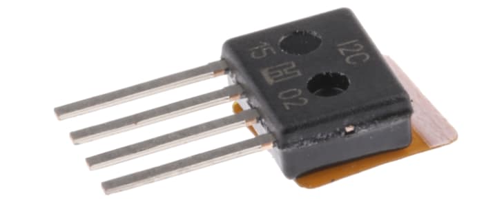 Honeywell HumidIcon HIH6100 Series Temperature Sensor, Digital Output, Through Hole Mount, Serial-I2C, ±4%RH, 4 Pins