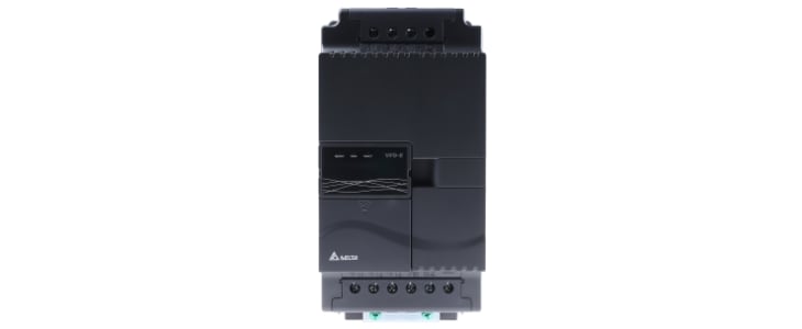 Delta Electronics Inverter Drive, 5.5 kW, 3 Phase, 460 V ac, 14 A, VFD-E Series