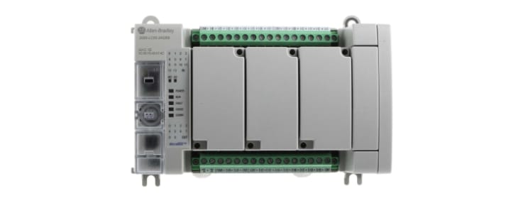 Allen Bradley Micro850 Series PLC CPU for Use with Micro800 Series, Digital Output, 14-Input, AC, DC Input