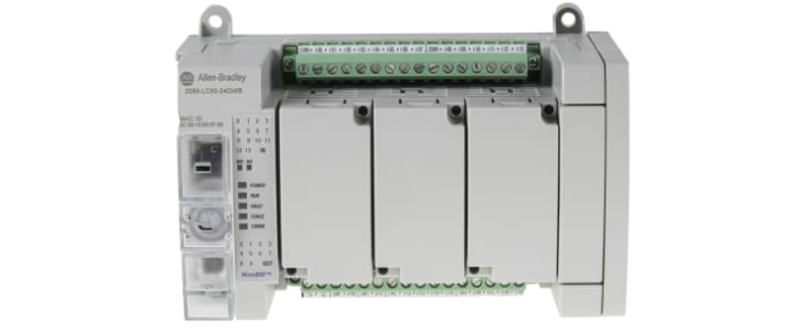 Allen Bradley Micro850 Series PLC CPU for Use with Micro800 Series, Relay Output, 14-Input, AC, DC Input