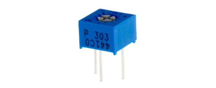 Trimpot (Trimmer) Vertical 20 Tours 1K Ohms - Électronique