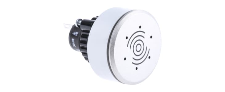 EAO Panel Mount Buzzer, 24 V dc, 95dB at 1 m, DC, Single-Tone
