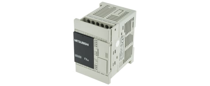 Mitsubishi FX3S Series PLC CPU for Use with FX3 Series, Relay, Transistor Output, 6-Input, DC Input