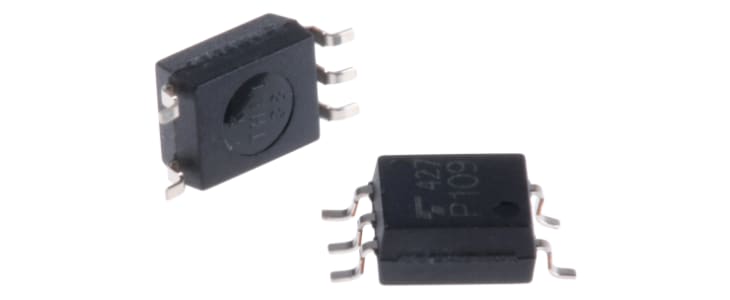 Toshiba, TLP109 Transistor Output Optocoupler, Surface Mount, 5-Pin SOIC