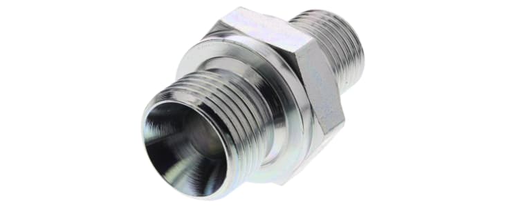 Parker Hydraulic Straight Threaded Adaptor G 3/8 to R 1/4 Male, 6F3MK4S