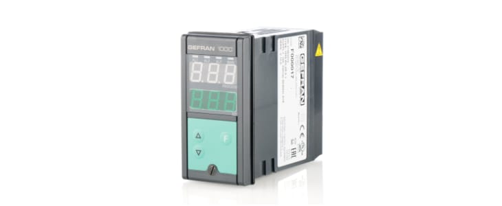 Gefran 1000 PID Temperature Controller, 48 x 96 (1/8 DIN)mm, 1 Output Logic, Relay, 100 → 240 V ac/dc Supply