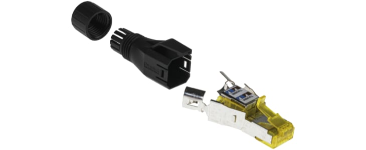 Phoenix Contact VS-08 Series Male RJ45 Connector, Cable Mount, Cat6a