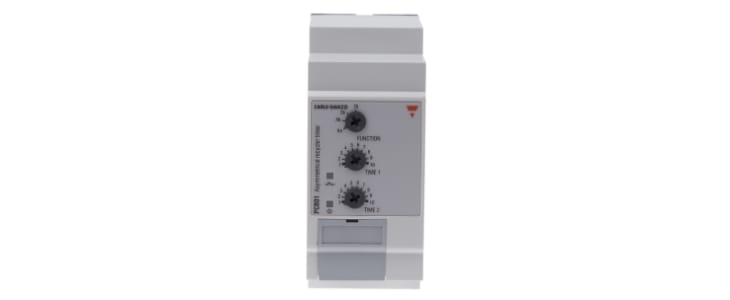 Carlo Gavazzi Plug In Timer Relay, 24 → 240V ac/dc, 2-Contact, 0.1 s → 100h, SPDT