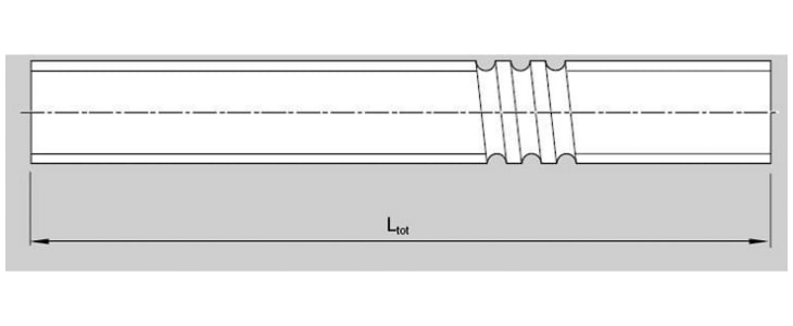 Bosch Rexroth Rolled Screw, 20mm Shaft Diameter , 1000mm Shaft Length