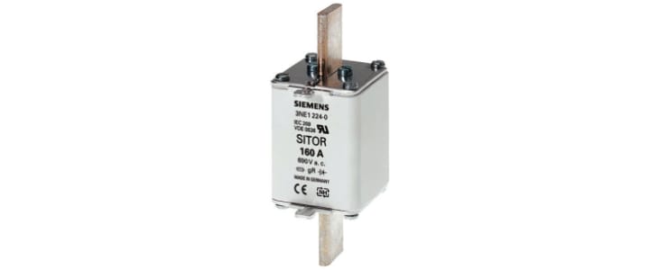 Siemens 100A Centred Tag Fuse, NH00, 690V ac