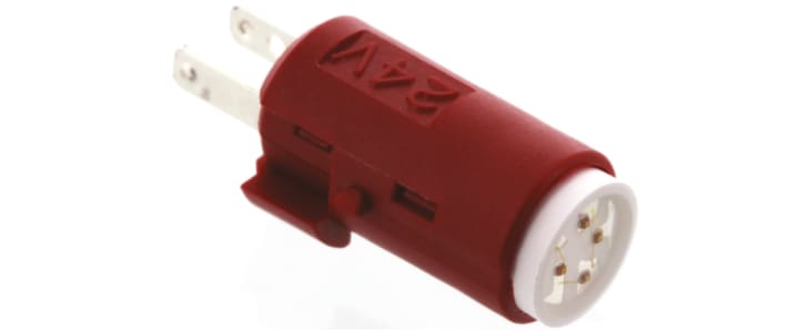 Omron Red LED Indicator Lamp, 24V dc