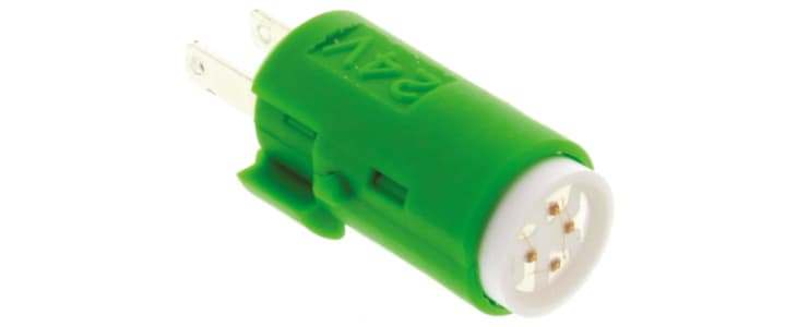 Omron Green LED Indicator Lamp, 24V dc