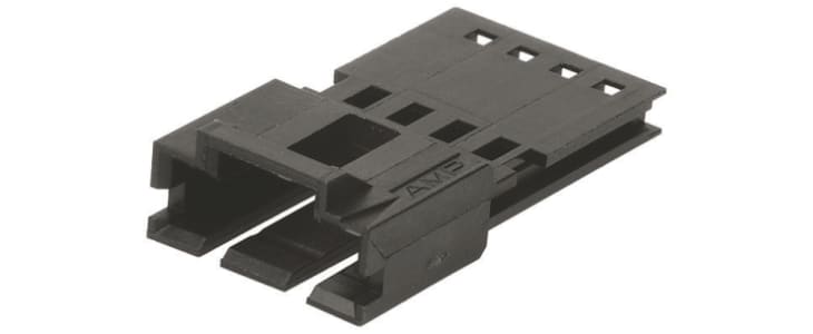 TE Connectivity, AMPMODU MTE Male Connector Housing, 2.54mm Pitch, 7 Way, 1 Row