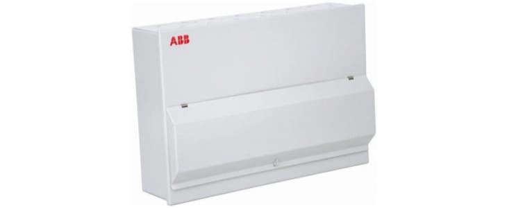 ABB 16 Way Steel Consumer Unit, 100A, IP30 Housemaster