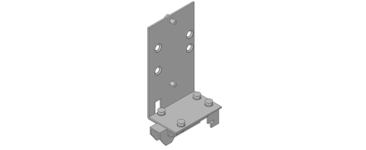 Omron Bracket Kit, for use with S8FS Series Switch Mode Power Supply, S8JC Series Power Supply