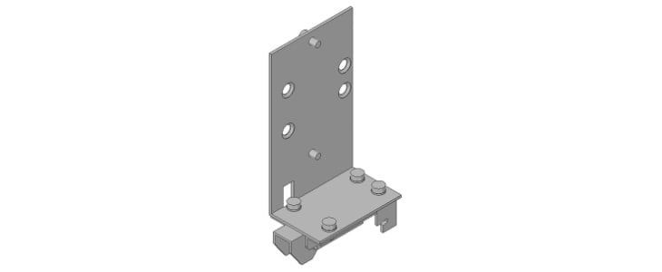 Omron Bracket Kit, for use with S8FS Series Switch Mode Power Supply, S8JC Series Power Supply