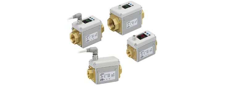 SMC LFE Series Flow Controller, 20 L/min, 24 V dc