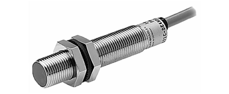 Allen Bradley Inductive Barrel-Style Proximity Sensor, M5 x 0.5, 1.5 mm Detection, PNP Output, 10 → 30 V dc, IP67