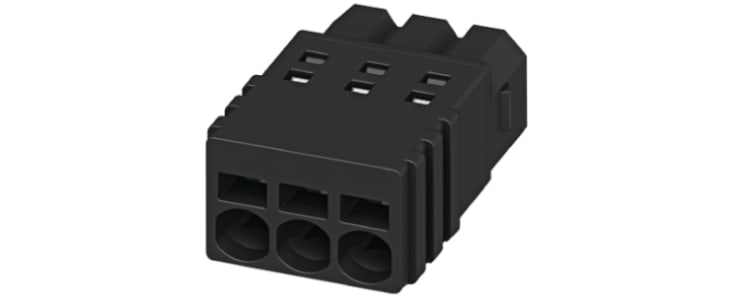 Phoenix Contact 2.5mm Pitch 2 Way Pluggable Terminal Block, Plug, Cable Mount, Spring Cage Termination