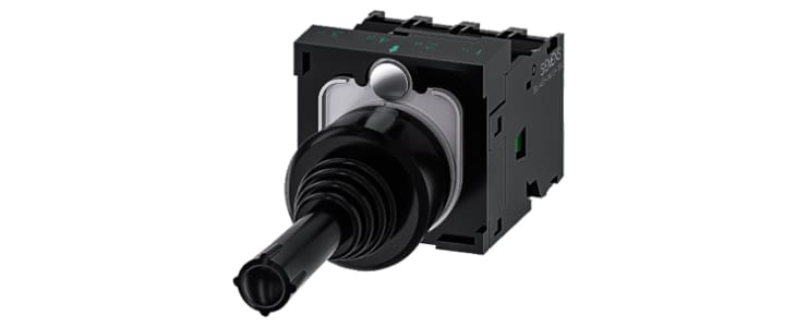 Siemens Joystick Switch Round, IP20, IP65, IP67 5 → 500V ac/dc