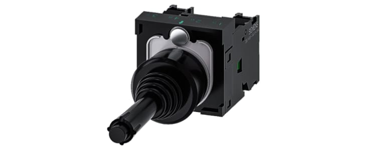 Siemens Joystick Switch Round, IP20, IP65, IP67 5 → 500V ac/dc