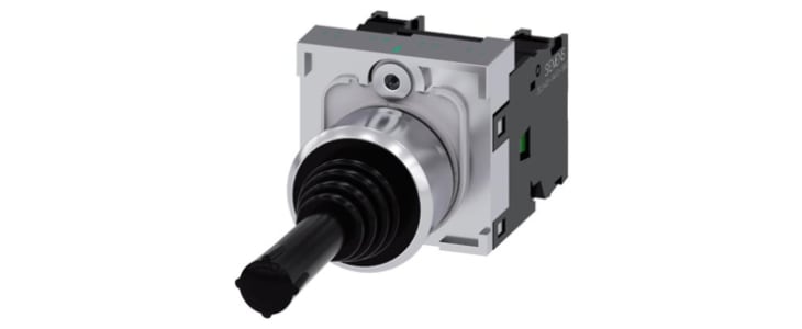 Siemens 2-Axis Joystick Switch Round, Momentary, IP20, IP65, IP67 500V ac/dc