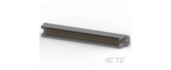 TE Connectivity Eurocard Type R 96 Way 2.54mm Pitch, Type R, 3 Row, Vertical DIN 41612 Connector, Plug