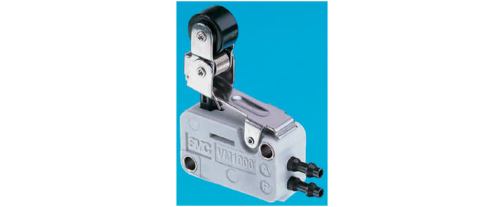 SMC Roller Lever 3/2 Pneumatic Manual Control Valve VM1000 Series