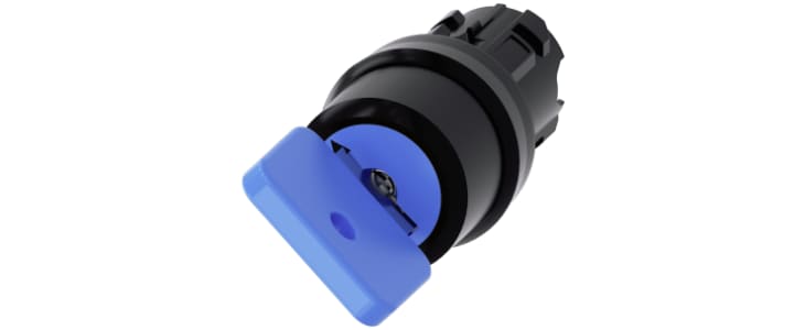 Siemens SIRIUS ACT 2-position Key Switch Head, Latching, 22mm Cutout