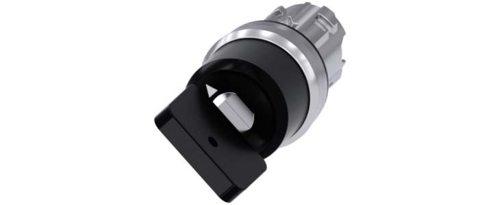 Siemens SIRIUS ACT 2-position Key Switch Head, Latching, 22mm Cutout
