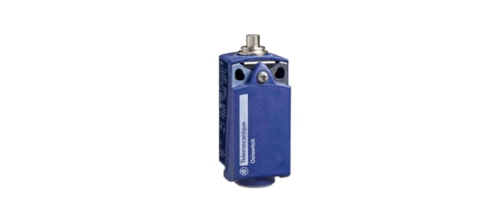 Telemecanique Sensors XCKP Series Plunger Limit Switch, 1NC/1NO, IP66, IP67, DPST, Plastic Housing, 240V ac Max, 10A Max