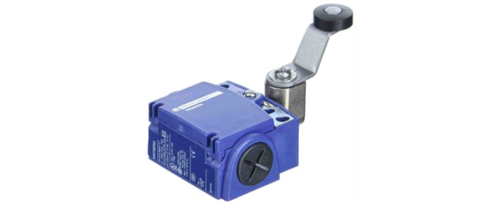 Telemecanique Sensors XCKT Series Roller Plunger Limit Switch, 1NC/1NO, IP66, IP67, 2P, Plastic Housing, 240V ac Max,