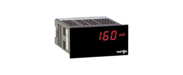 Red Lion PAX Lite Digital Panel Ammeter DC, 45mm x 92mm