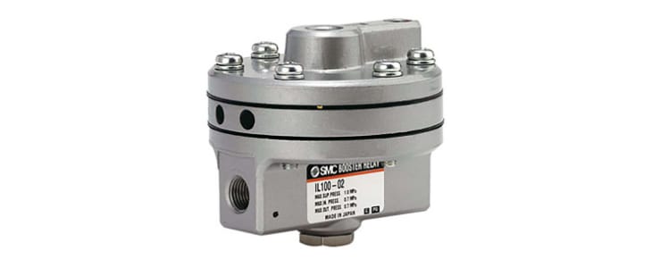 SMCIL 100 Pneumatic Booster Regulator, G 1/4