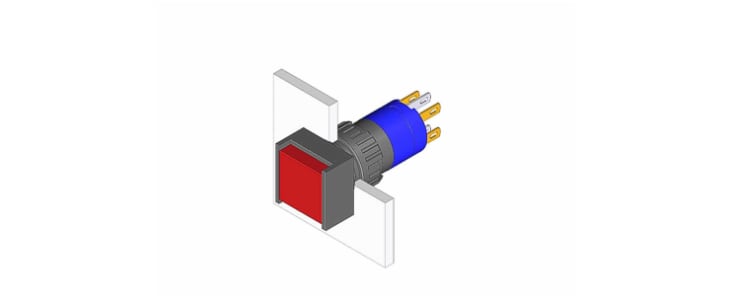 EAO Modular Switch Actuator for Use with Series 51 Swiches