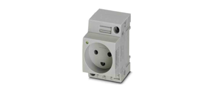 Phoenix Contact Denmark Mains Sockets, 16A, DIN Rail, 250 V