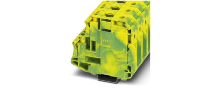 Phoenix Contact 5-Way Earth Terminal Block, 95mm², 4 → 3/0 AWG Wire, Screw