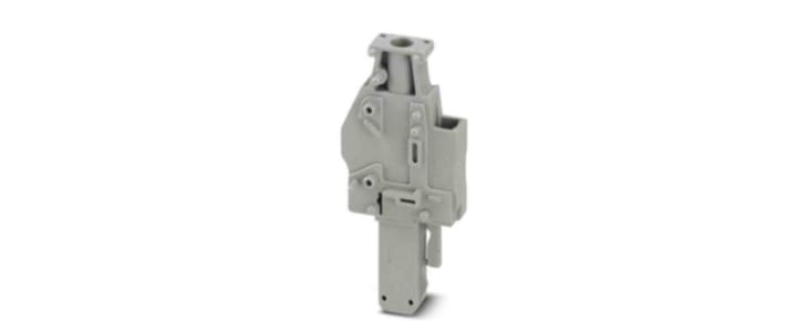 6.2mm Pitch 1 Way Pluggable Terminal Block, Plug, DIN Rail, Screw Termination